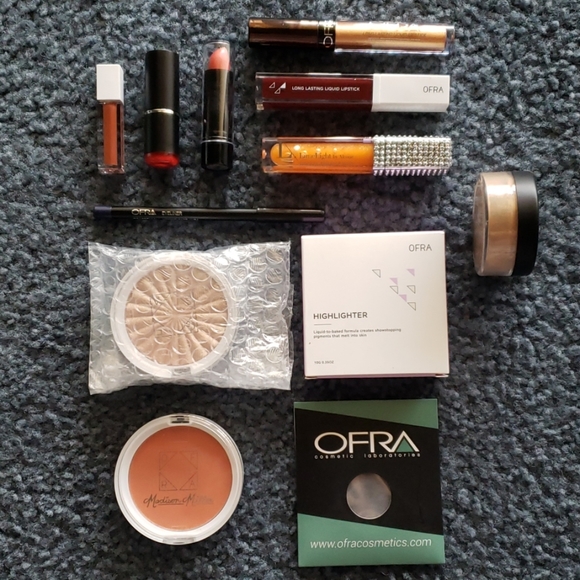 Ofra blush lipstick highlighter powder bundle